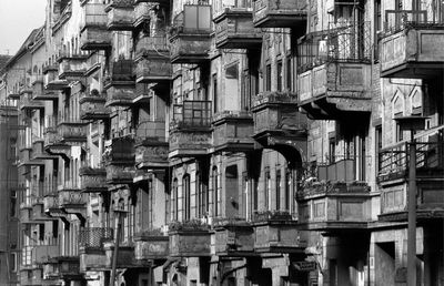 Low angle view of residential building