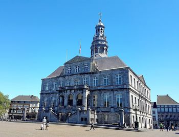 View of building against blue sky