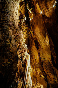 Low angle view of cave