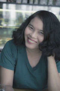 Portrait of a smiling young woman