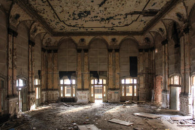 Interior of old building