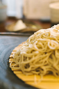 Close-up of bread on table