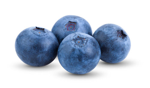 Close-up of apple against white background