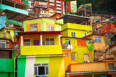 Low angle view of residential buildings