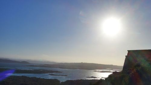 Sun shining through clouds