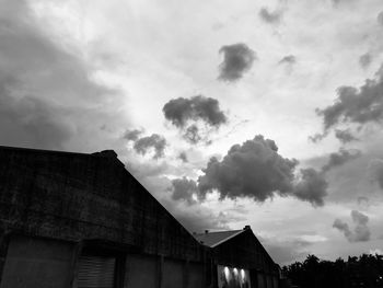 Low angle view of building against sky