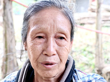 Close-up portrait of woman 