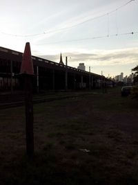 View of built structures against the sky