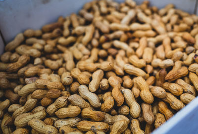 Close-up of peanuts for sale