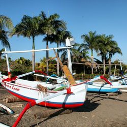 Boats in sea