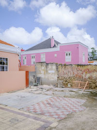 Houses against sky