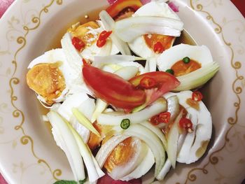 Close-up of salad on plate