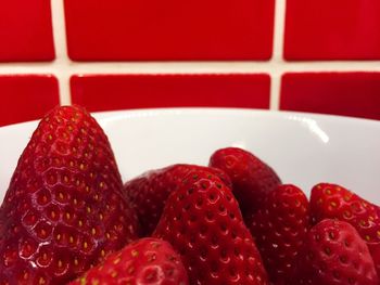 Close-up of strawberries