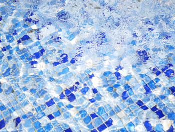 Full frame shot of blue water
