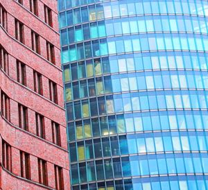 Low angle view of modern building