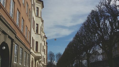 Low angle view of building against sky