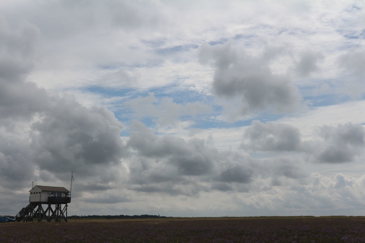 STORM CLOUDS OVER LANDSCAPE