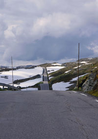 Scenic view of road against sky