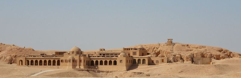 Old building against clear sky