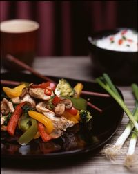 Close-up of salad in plate on table