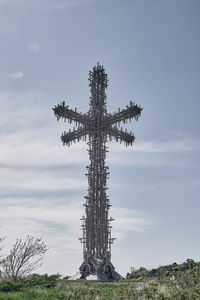 Low angle view of built structure against sky