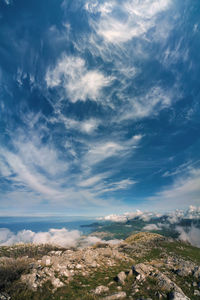 Scenic view of landscape against sky