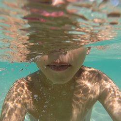 Close-up of swimming pool