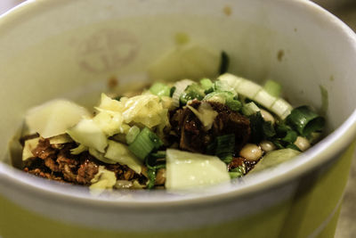 Close-up of food in bowl