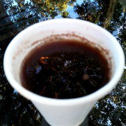 Close-up of coffee in cup