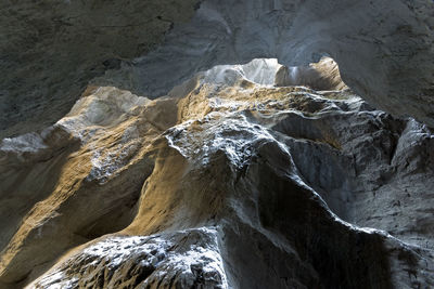 Scenic view of waterfall