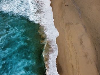 Aerial view of beach