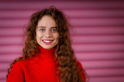 Portrait of young woman