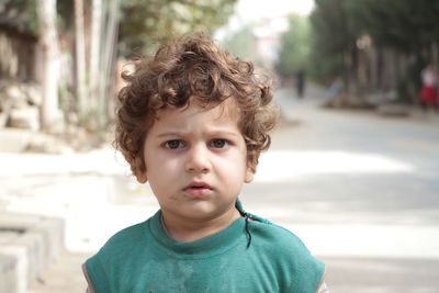 Portrait of poor afghan child