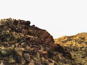 Rock formations in a desert