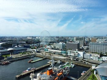 Aerial view of cityscape