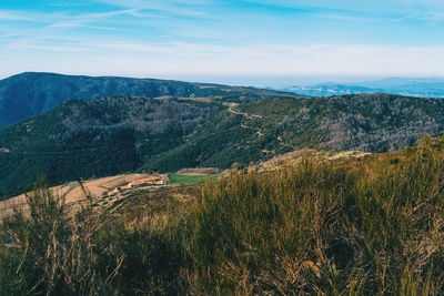 Scenic view of landscape against sky