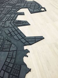 Close-up high angle view of sunlight