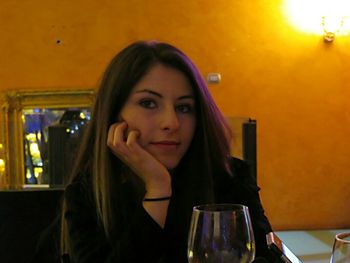 Portrait of young woman