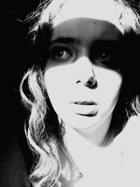 Portrait of young woman