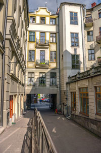 Street amidst buildings in city