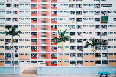 Full frame shot of residential building