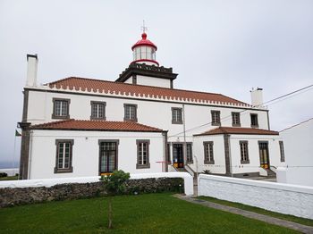 Low angle view of building against sky