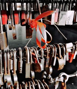 Full frame shot of objects for sale