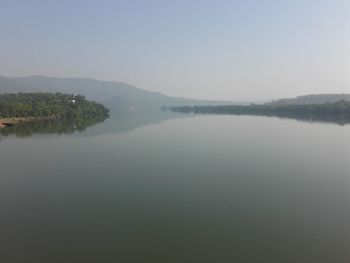 Scenic view of lake