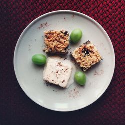 Close-up of served food