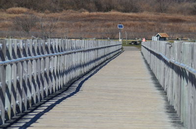 Pier amidst water