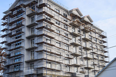 Low angle view of building against sky