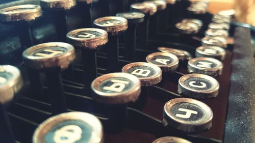 Close-up of computer keyboard