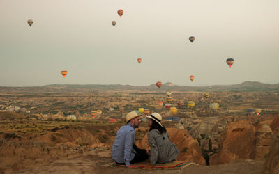 People on landscape