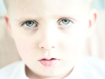 Close-up portrait of boy